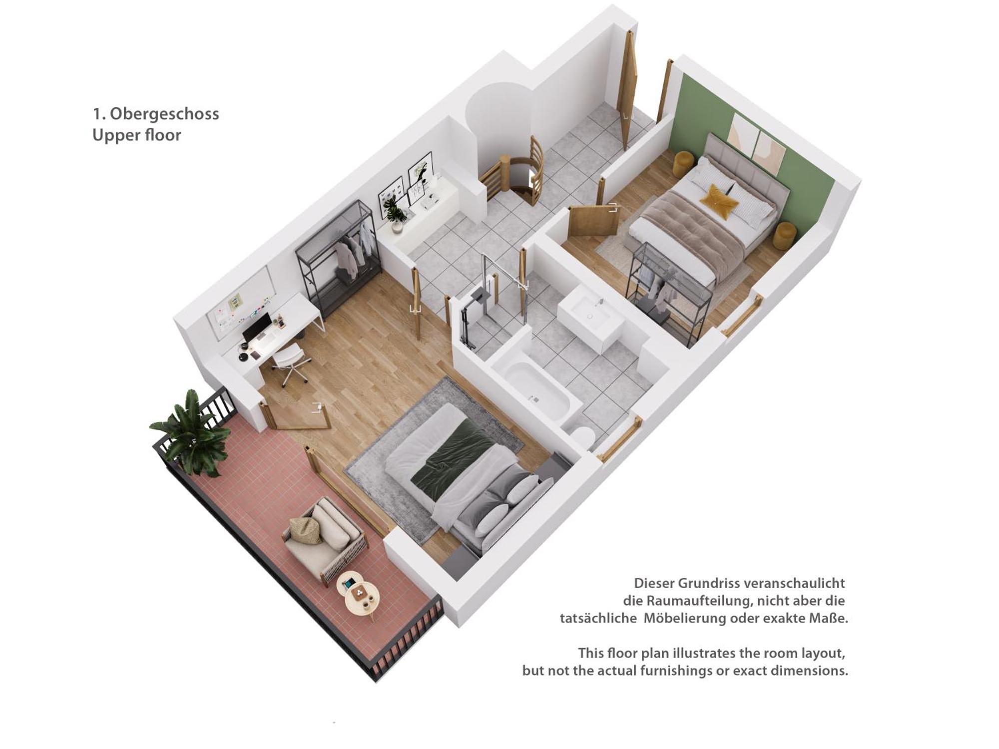 Moderne Maisonette Mit Garten Unterschleissheim Exterior photo
